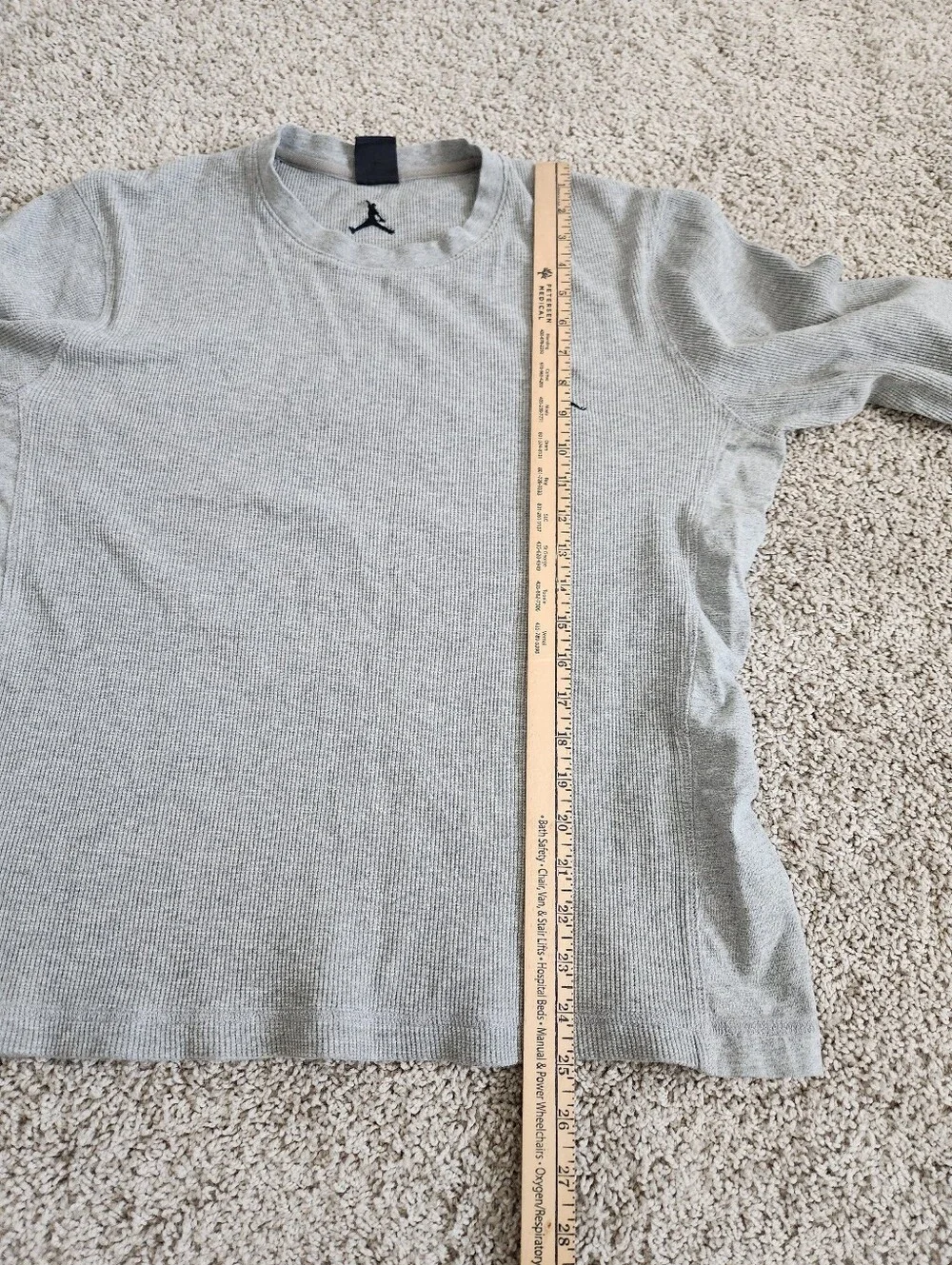 Air Jordan Waffle Knit Long Sleeve Thermal Size XL